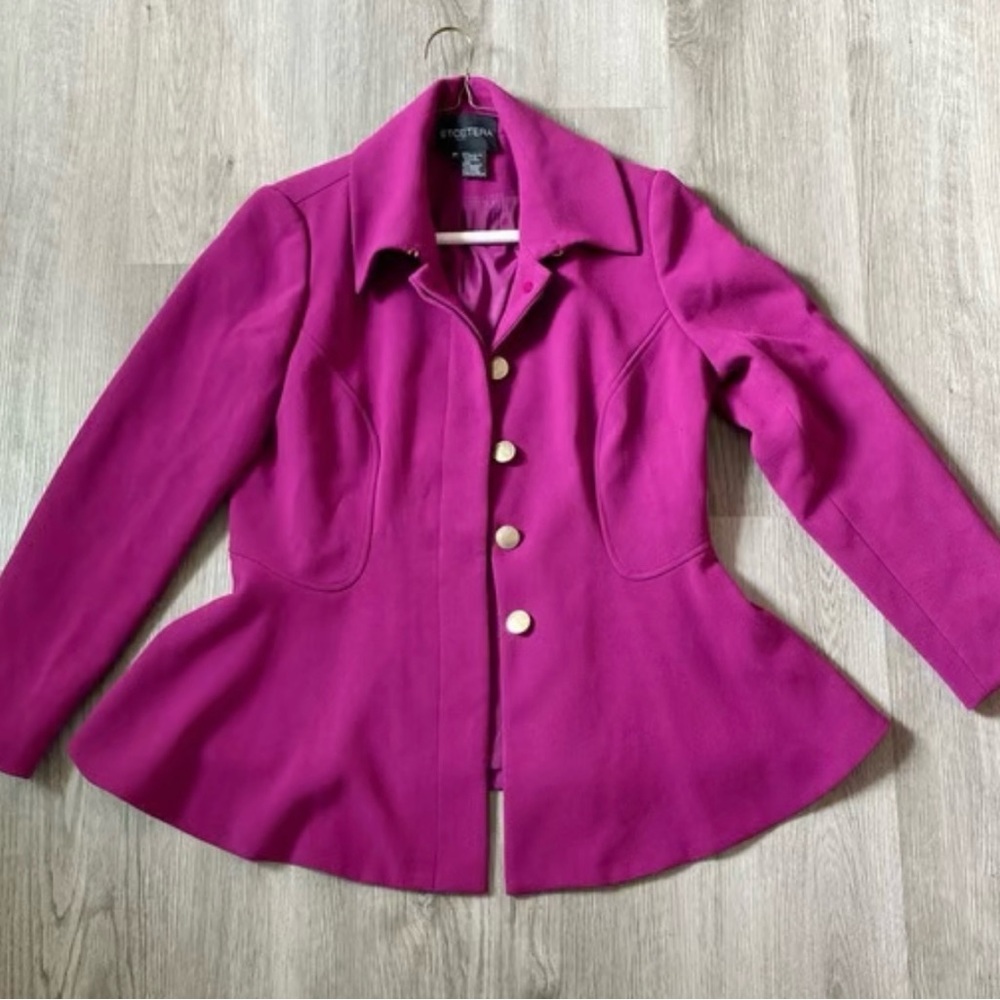 Etcetera Women's Blazer-Fuschia-6